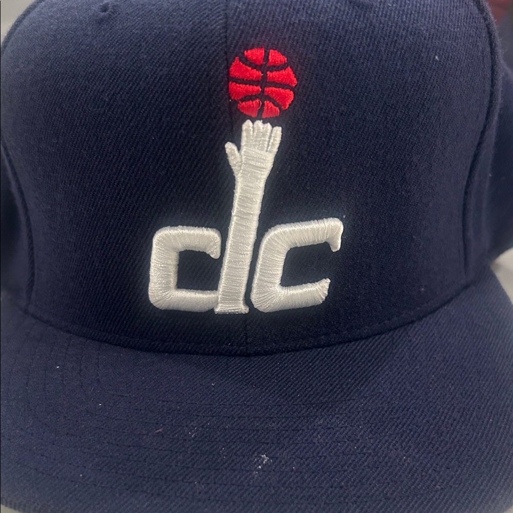 Mitchell & Ness Navy Cap with Red Embroidery
